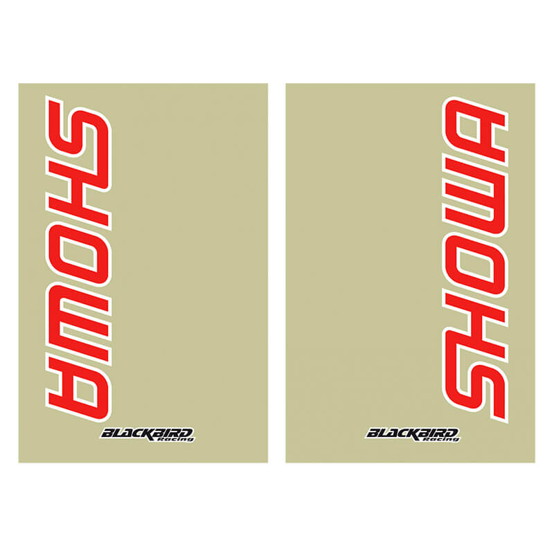 Stickers de Fourche Blackbird Racing Showa
