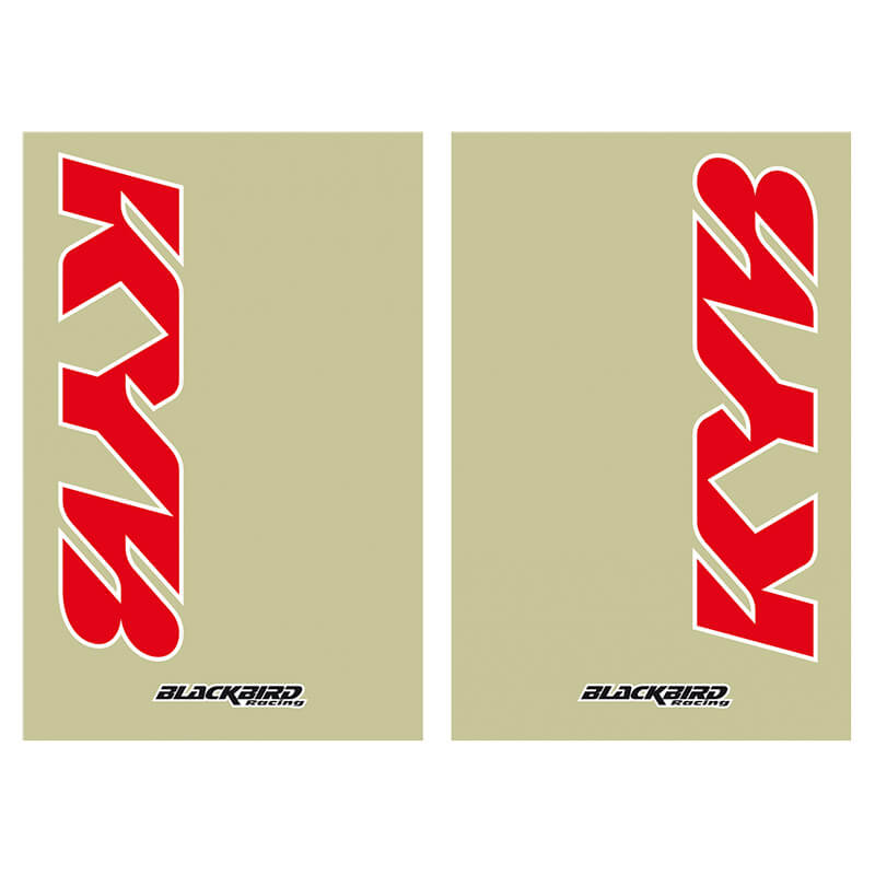 Stickers de Fourche Blackbird Racing KYB - ROUGE