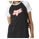 T-Shirt Femme Fox Racing Karrera Raglan Noir