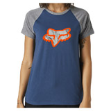 T-Shirt Femme Fox Racing Karrera Raglan Bleu