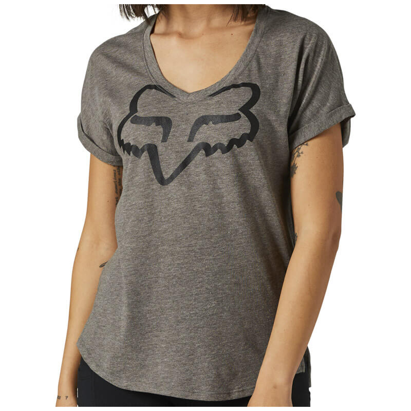 T-Shirt Femme Fox Racing Boundary Gris Chiné