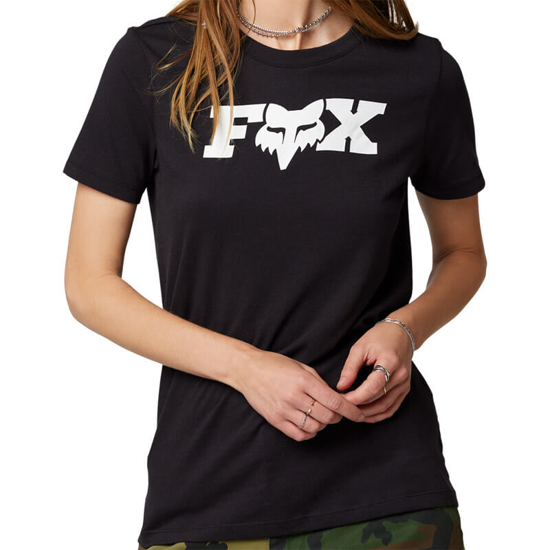 T-Shirt Femme Fox Racing Bracer Noir