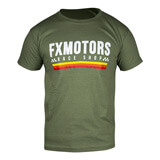 T-Shirt Fxmotors Race Shop Vert Olive