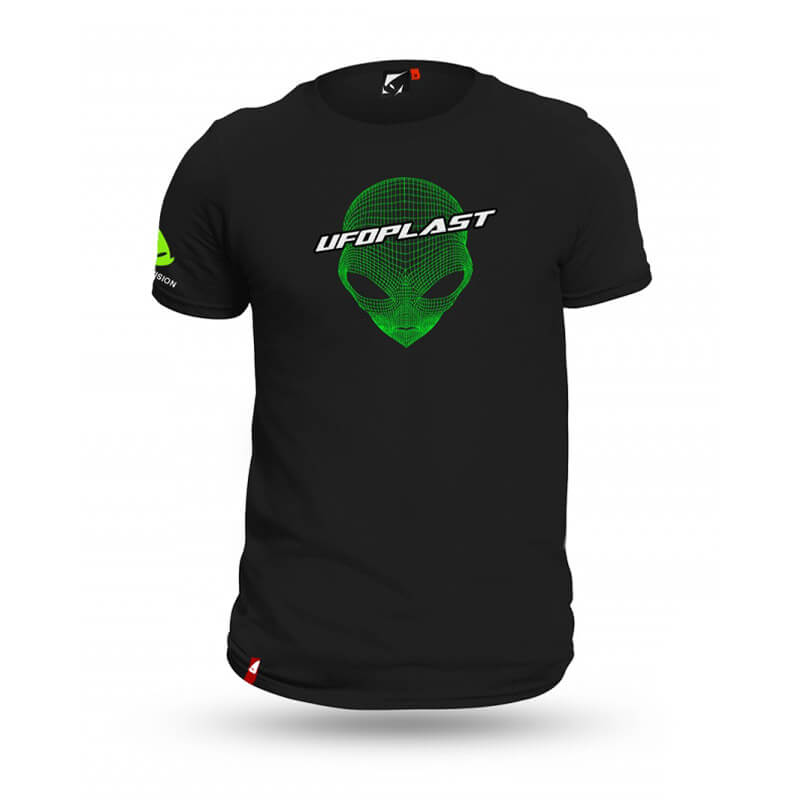 T-Shirt UFO Alien Noir