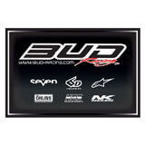 Tapis d'Entrée Bud Racing Noir/Gris - 80x53cm