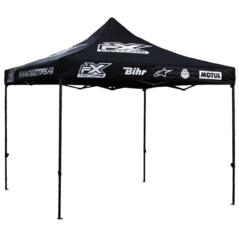 * Tente Motocross Paddock Noir 3x3m - FXMOTORS Factory *