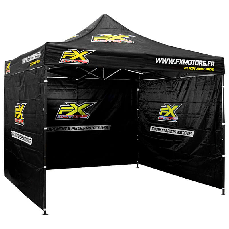 * Tente Motocross Paddock 3x3m avec 3 Cloisons - FXMOTORS *