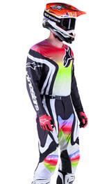 * Tenue Cross Alpinestars Racer Semi Noir/Multicolore 2023