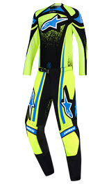 Tenue Cross Alpinestars Techstar Nomur Jaune/Bleu 2026