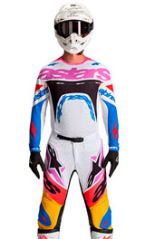 Tenue Cross Alpinestars Supertech Dyna Blanc/Bleu/Violet 2027