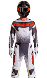 Tenue Cross Alpinestars Techstar Swan Gris/Noir 2027