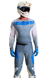 Tenue Cross Alpinestars Racer Amber Gris/Bleu 2027