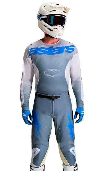 Tenue Cross Alpinestars Racer Amber Gris/Bleu 2027