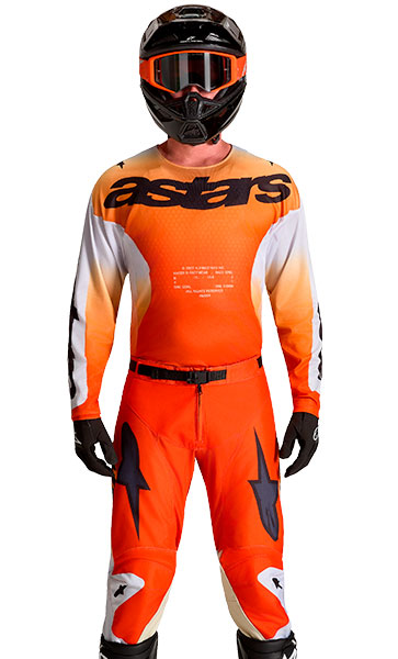 Tenue Cross Alpinestars Racer Amber Rouge/Blanc/Gris 2027