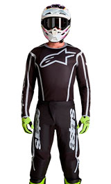 Tenue Cross Alpinestars Fluid Apex V2 Noir/Gris 2027