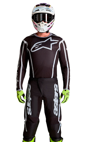 Tenue Cross Alpinestars Fluid Apex V2 Noir/Gris 2027
