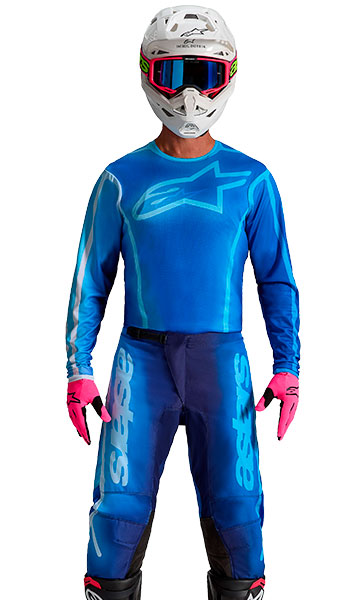 Tenue Cross Alpinestars Fluid Kepler Bleu 2027