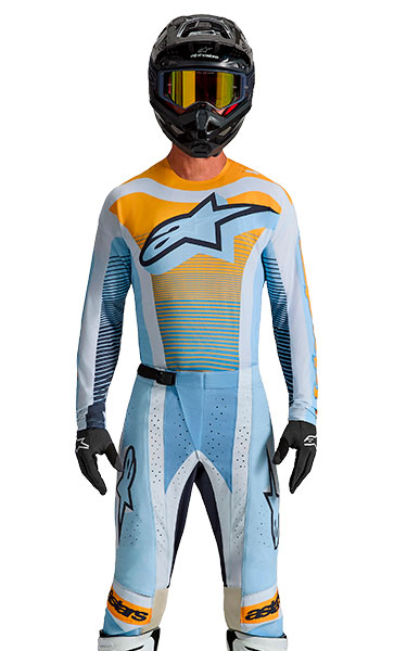 Tenue Cross Alpinestars Techstar Maven Gris/Jaune 2027
