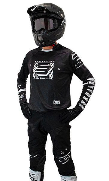 Tenue Cross Bud Racing Error 404 Noir 2025