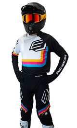 Tenue Cross Bud Racing 95' Evo Noir/Blanc 2025