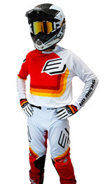 Tenue Cross Bud Racing 95' Evo Blanc/Rouge 2025