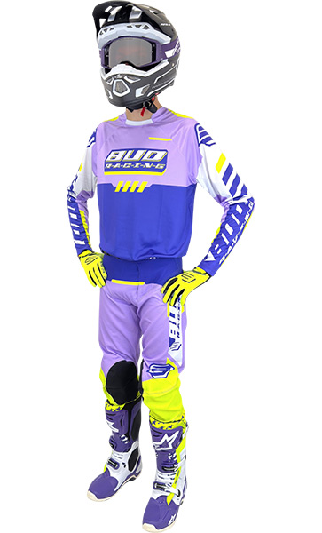 Tenue Cross Bud Racing Paddock violet 2026