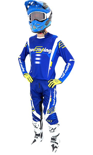 Tenue Cross Bud Racing Champions Bleu/Blanc 2026