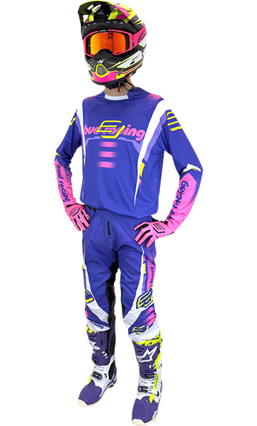 Tenue Cross Bud Racing Champions Violet/Rose 2026