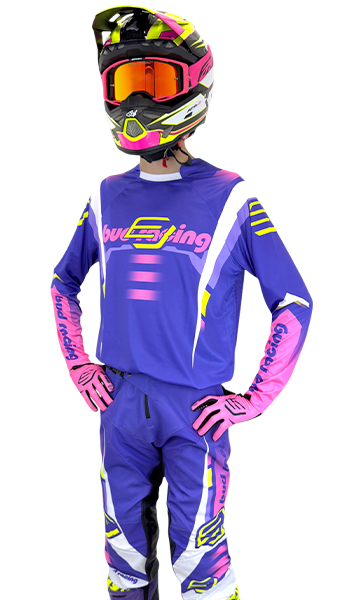 Tenue Cross Bud Racing Champions Violet/Rose 2026