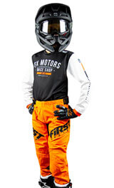 Tenue Cross Enfant FX MOTORS/FIRST Classic Orange