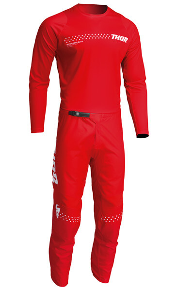 Tenue Cross Enfant THOR MX Sector Minimal Rouge 2024 - FX MOTORS