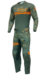 Tenue Cross Enfant THOR MX Sector Digi Camo Vert Kaki