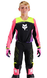 Tenue Cross Enfant Fox Racing 180 Elevated Rose/Noir 2025