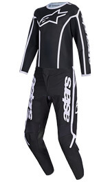 Tenue Cross Enfant Alpinestars Fluid Apex Noir/Gris 2026