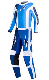 Tenue Cross Enfant Alpinestars Fluid Portl Bleu/Blanc 2026