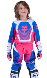 Tenue Cross Enfant Fox Racing 180 Collect Rose/Bleu 2026