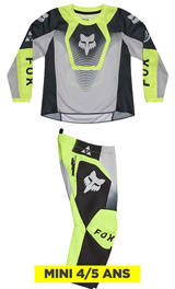 Tenue Cross Enfant Fox Racing 180 Collect Gris 4/5 Ans 2026