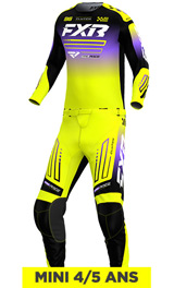 Tenue Cross Enfant FXR Racing Clutch Jaune/Violet 4/5 ans 2026