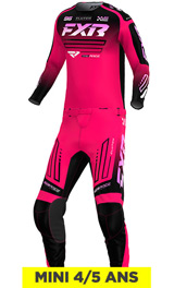 Tenue Cross Enfant FXR Racing Clutch Rose/Noir 4/5 ans 2026