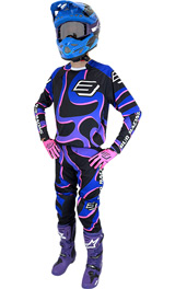 Tenue Cross Enfant Bud Racing Lava Bleu/Violet 2026