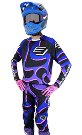 Tenue Cross Enfant Bud Racing Lava Bleu/Violet 2026