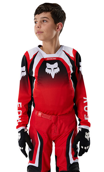 Tenue Cross Enfant Fox Racing 180 Frame Rouge/Noir 2027