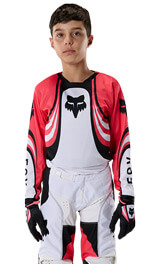Tenue Cross Enfant Fox Racing 180 Draft Rose/Blanc 2027