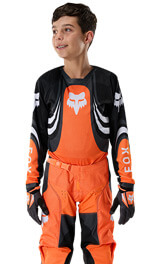 Tenue Cross Enfant Fox Racing 180 Draft Orange/Noir 2027