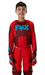 Tenue Cross Enfant Fox Racing 180 Raid Rouge/Bleu 2027