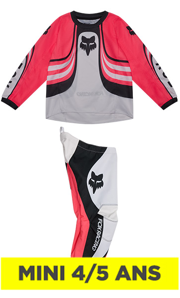 Tenue Cross Enfant Fox Racing 180 Draft Rose 4/5 Ans 2027