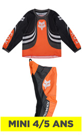 Tenue Cross Enfant Fox Racing 180 Draft Orange 4/5 Ans 2027