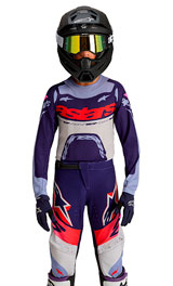 Tenue Cross Enfant Alpinestars Supertech Dyna Violet/Rose 2027