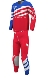 Tenue Cross Enfant THOR MX Launchmode Shockie Bleu/Rouge 2027