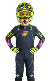 Tenue Cross Enfant SHOT Contact Rac Navy 2027